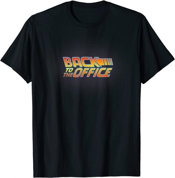 Official Back To The Office Retro 80s Inspired Post-Quarantine Design T-Shirt