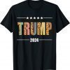 T-Shirt Trump 2024 Leopard Print Trump Shirt Republican Men Women Unisex
