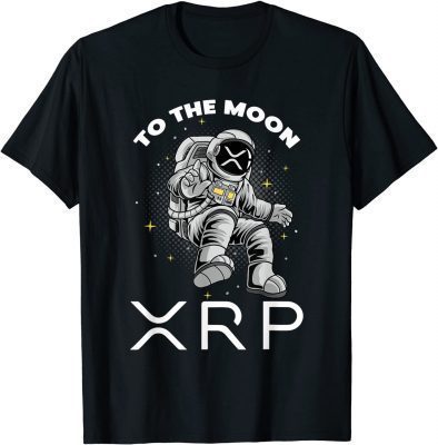 T-Shirt XRP To The Moon Ripple XRP Crypto Gifts Bitcoin HODL Coin Gift