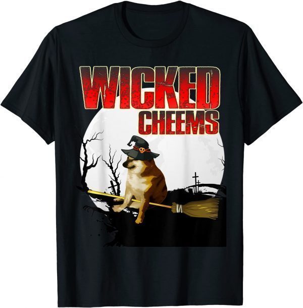 Official Halloween Wicked Cheems Doge Meme T-Shirt