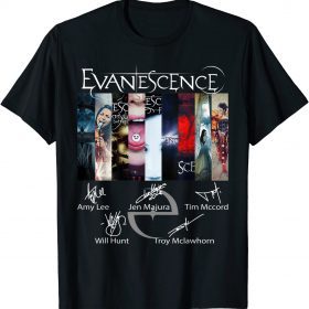 Vintage Evanescences Art Band Music Legend 80s 90s T-Shirt