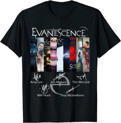 Vintage Evanescences Art Band Music Legend 80s 90s T-Shirt