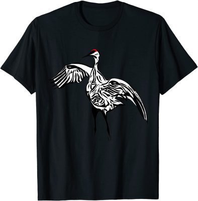 Dancing Sandhill Crane 2021 T-Shirt