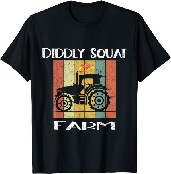 Perfect Tractor Design Diddly Squat Farm Speed And Power 2021 T-Shirt