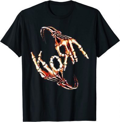 HAND SKULL KORNS VINTAGE MEN WOMEN Shirt T-Shirt