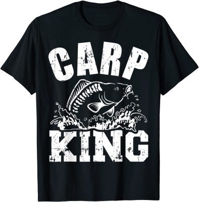 T-Shirt Carp king fishing
