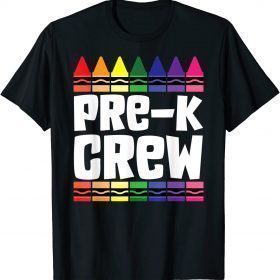PRESCHOOL CREW Pre-K Tribe Back To School Teacher Student 2021 Tee Shirt
