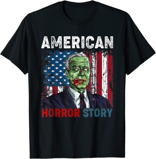 Official Biden Horror American Zombie Story Halloween T-Shirt