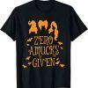 2021 Zero Amucks Given, Funny Amuck With Bat Halloween Witch T-Shirt