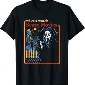 Ghost Face Lets Watch Scary Movie Official T-Shirt