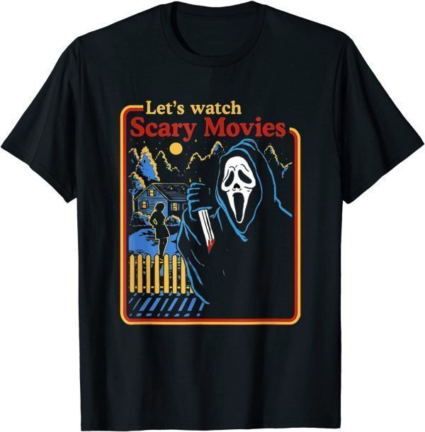 Ghost Face Lets Watch Scary Movie Official T-Shirt
