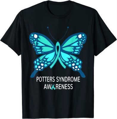 OFFICIAL POTTERS SYNDROME AWARENESS BUTTERFLY T-Shirt