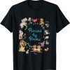 Raised By Books Literary Book Themed Teacher Read Reading T-Shirt