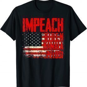 Impeach Biden Kamala Harris Pelosi Anti Democrat DNC GOP 46 Unisex T-Shirt