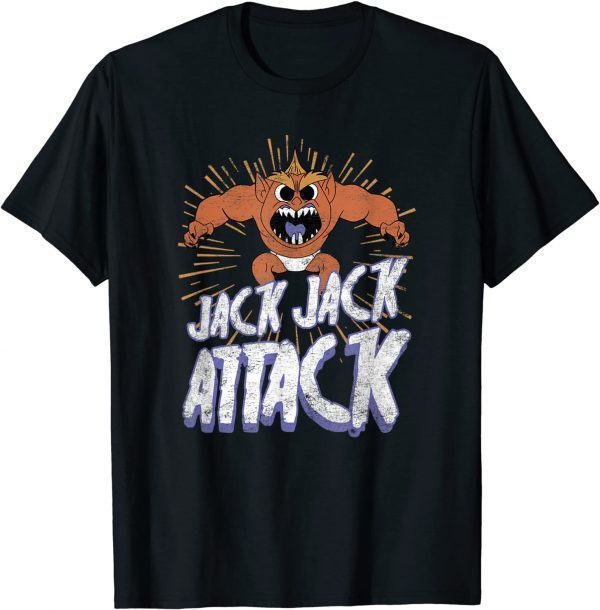 Funny Disney Pixar The Incredibles Halloween Jack-Jack Attack T-Shirt