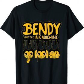 BENDY AND THE INK MACHINE TALK, HEAR, SEE T-Shirt