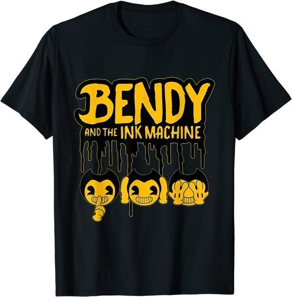 BENDY AND THE INK MACHINE TALK, HEAR, SEE T-Shirt