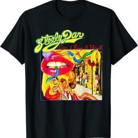 Steelys Funny Art Dan Band Music Womens Mens T-Shirt