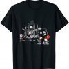 Cute Baby Horror Characters Playing Horror Movies Halloween T-Shirt