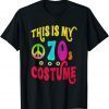 Official This is My 70s Costume Shirt Groovy Peace Halloween Tee Shirts