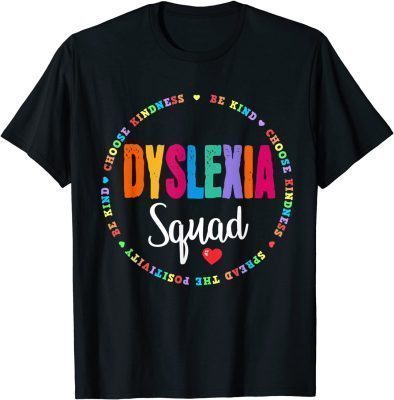 School Support Team Dyslexia Teacher Squad Reading Teacher Unisex T-Shirt