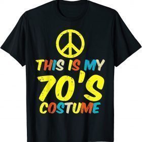 This Is My 70s Costume Retro Vintage Halloween Hippie Women T-Shirt