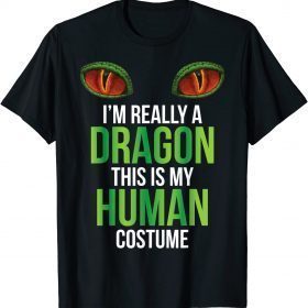 Classic Halloween Dragon Costume Men Women Adult Boys Fun T-Shirt