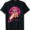 Fight Breast Cancer Funny Lip Family Support Unisex T-Shirt