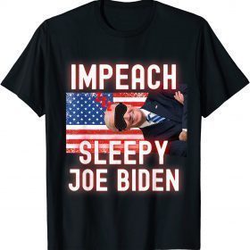 Classic Impeach Sleepy Joe Biden zzz Democrat DNC GOP 46 sleepmask T-Shirt