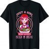 Just a Girl Who Loves Anime and Ramen Women Teen Girls Funny T-Shirt