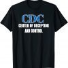 Funny CDC Centers To Deceive And Control Anti Vax T-Shirt