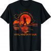 Bigfoot On A Dark Desert Highway Hand Rock And Roll T-Shirt