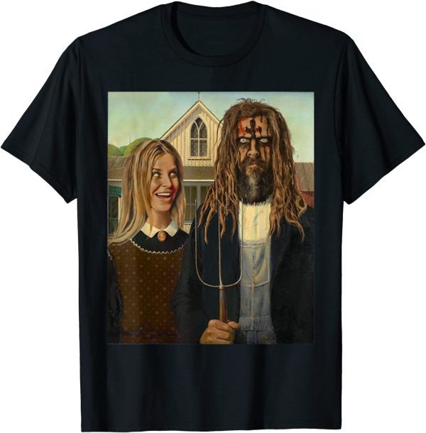 Funny Rob and his wife Zombie Halloween Costume T-Shirt