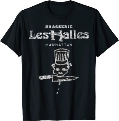 2021 Vintage Looking Brasserie Les Halles For Men T-Shirt