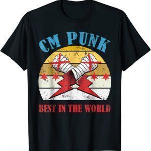 Official Retro CM Punk is AEW Shirt T-Shirt