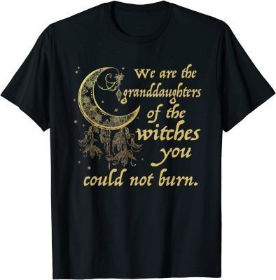 We Are the Granddaughters of the Witches You Could Not Burn T-Shirt