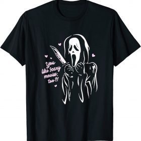 Official Scream Ghost Face You Like Scary Movies Too Boyfriend Funny T-Shirt
