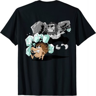 Ape with Diamond Hands Chasing Hedgehog Cool Classic T-Shirt