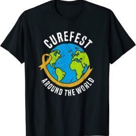 T-Shirt CureFest Around the World - Globe Design 2021
