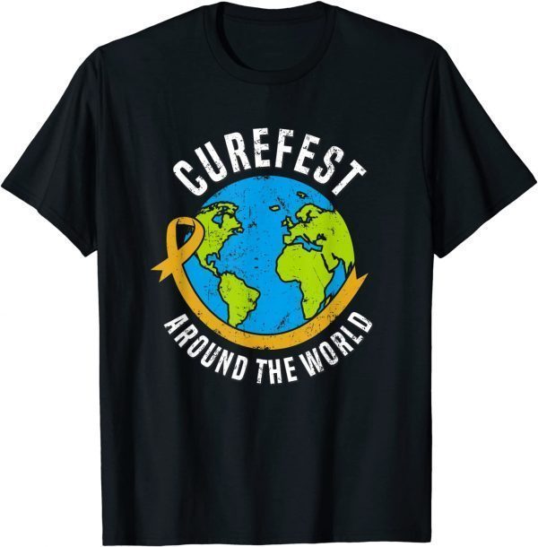 T-Shirt CureFest Around the World - Globe Design 2021