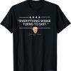 2021 Trump "Everything Woke Turns to Shit" Political Funny T-Shirt