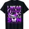 I Wear Purple In Memory For My Son Overdose Awareness T-Shirt