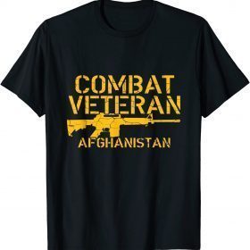 Combat Veteran Afghanistan T Shirt