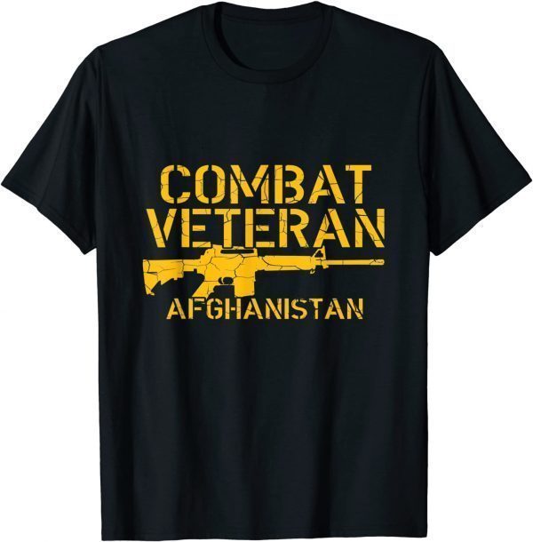 Combat Veteran Afghanistan T Shirt