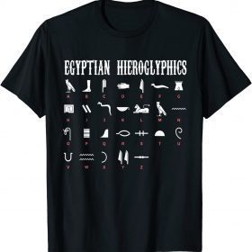 Egyptian characters, Egypt hieroglyphics history T-Shirt