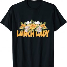 School Lunch Lady Sunflowers Unisex T-Shirt