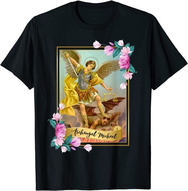 St Michael the Archangel - Protector Catholic Church Angel Classic T-Shirt
