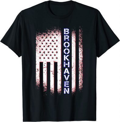 Brookhaven RP Vintage American Flag Brookhaven Gift T-Shirt