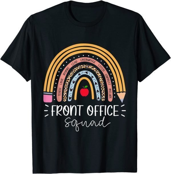 Front Office Squad Administrative Assistant School Secretary T-Shirtv