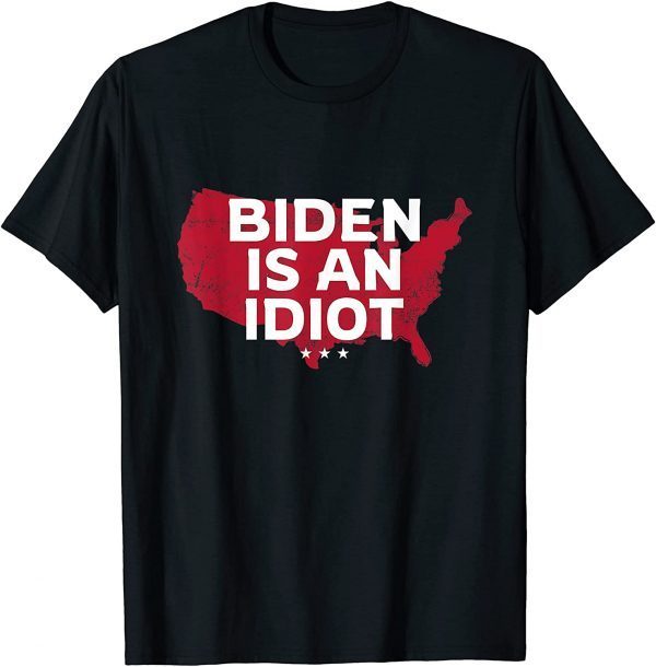 Impeach Biden Biden Is An Idiot Anti-Biden 8646 USA T-Shirt